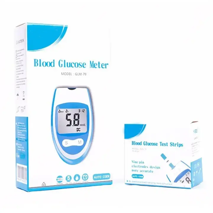 Glucomètre digital GJM-79 avec écran LCD pour mesure précise de la glycémie