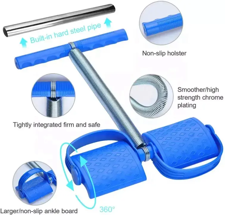 Équipement fitness compact pour musculation des abdos et tonification du corps