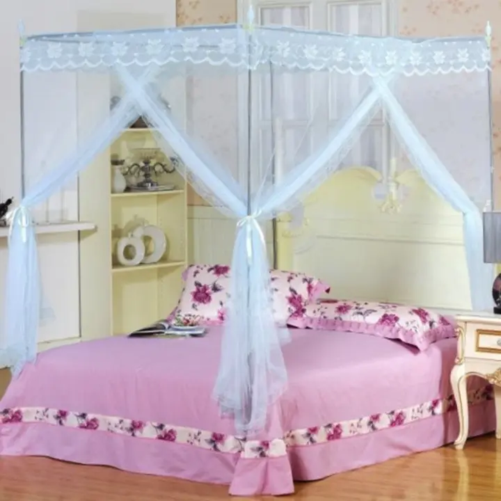 Moustiquaire romantique en voilage pour lit chambre moderne