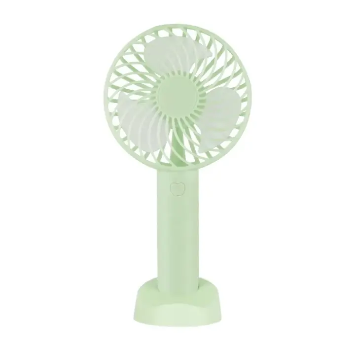 alt=&#34;Mini ventilateur portable rechargeable design pastel format de poche&#34;