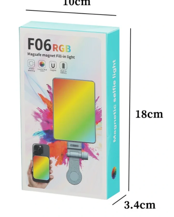 Panneau LED multicolore pour photo et vidéo