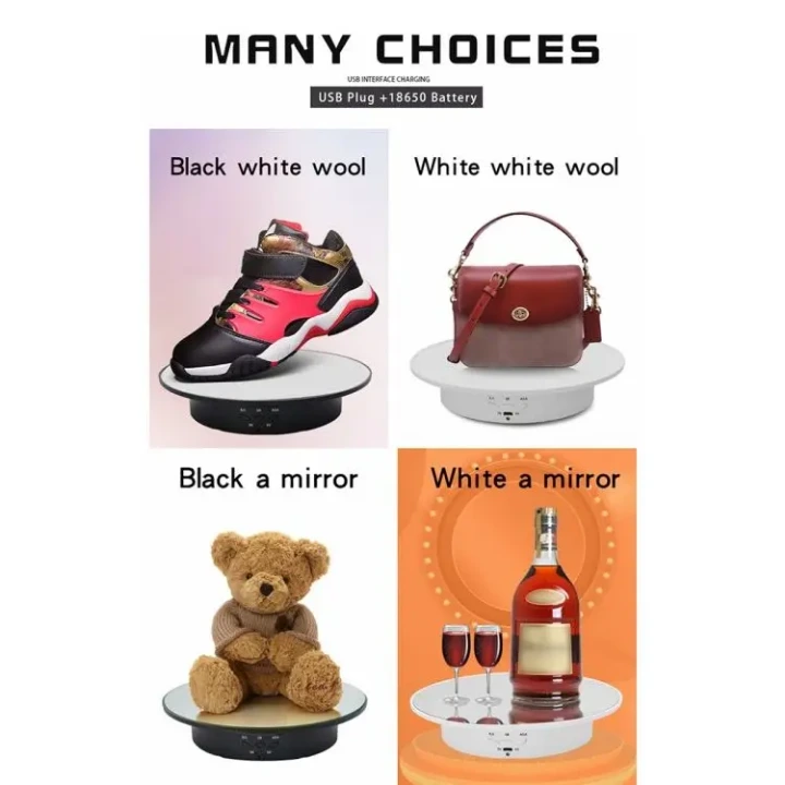 Présentoir rotatif contrôle intelligent pour exposition