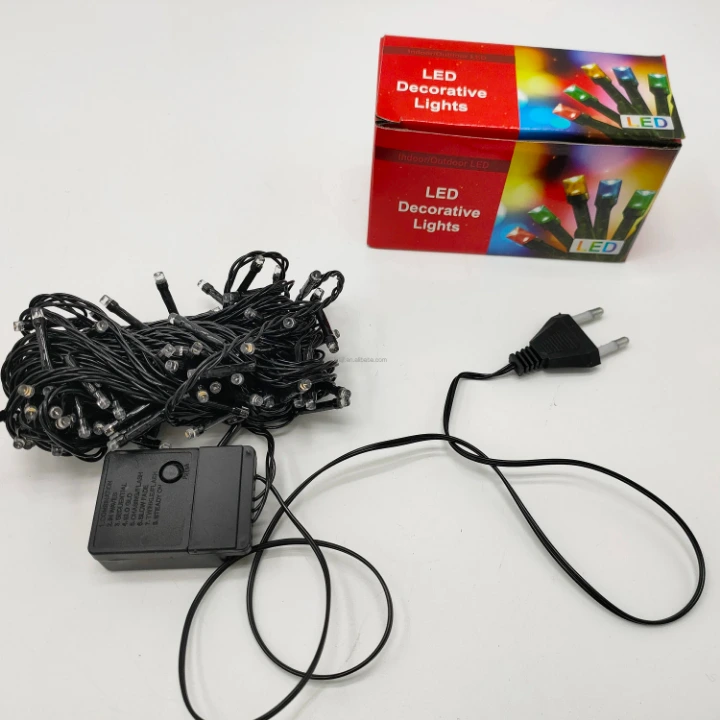 Guirlande LED festive intérieur extérieur contrôleur intégré