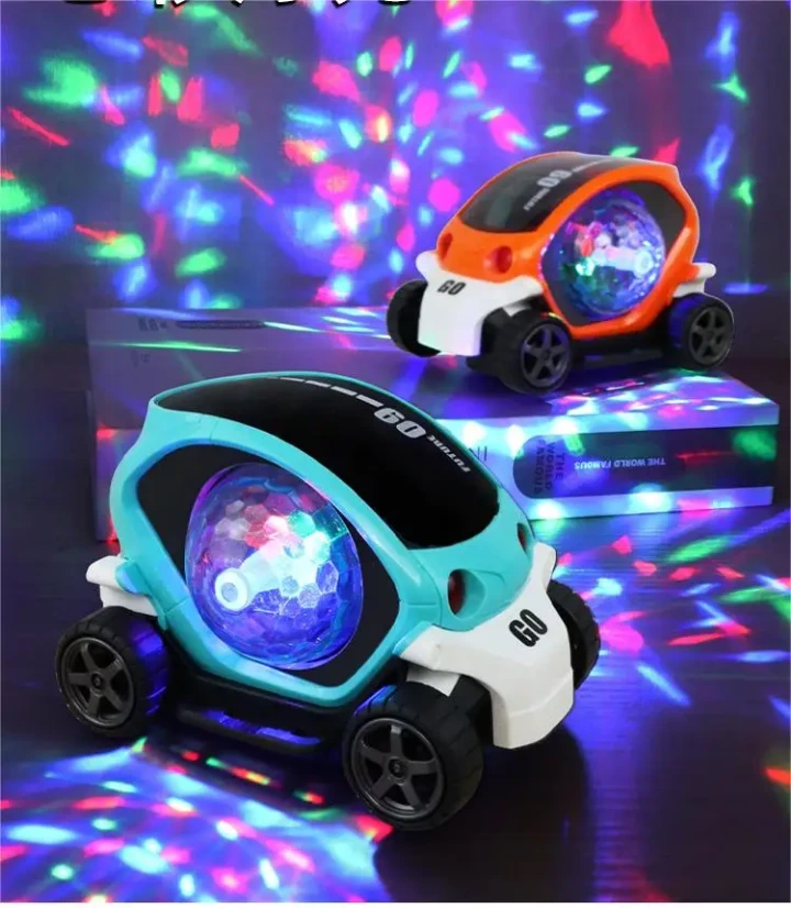 Voiture jouet rotation omnidirectionnelle amusante