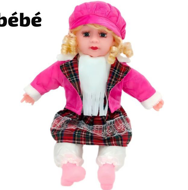 Poupée chapeau fleuri décoration chambre enfant