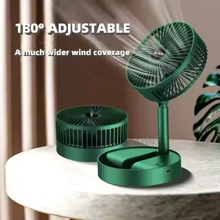 Ventilateur ajustable 180 degrés compact