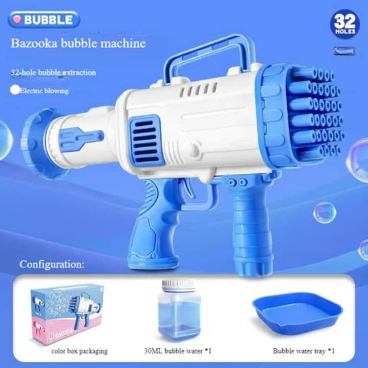 Jouet pistolet à bulles multicolore Bubbly Galaxy