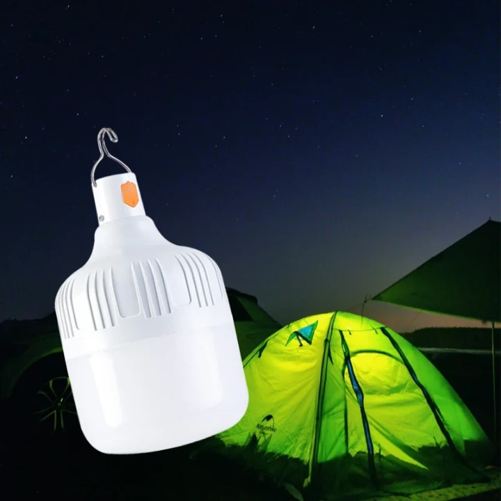 Ampoule LED USB idéale pour camping et extérieur