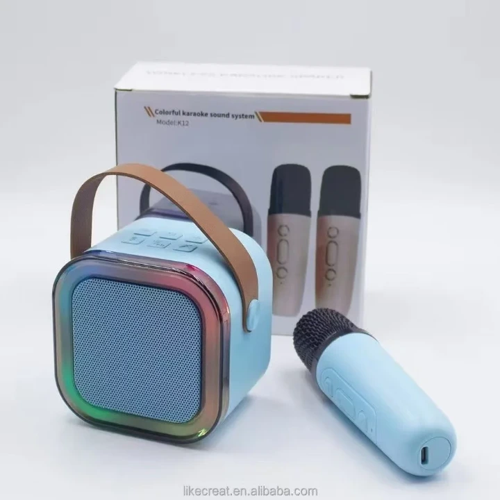 Enceinte karaoké rechargeable avec micro