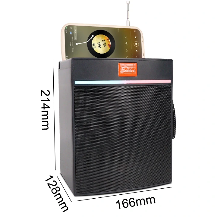 Enceinte Sing-E avec antenne et fonction power bank