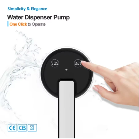 Pompe tactile moderne pour eau