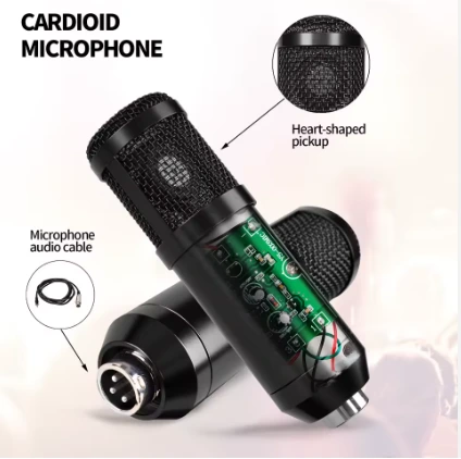 Micro condensateur avec filtre anti-pop