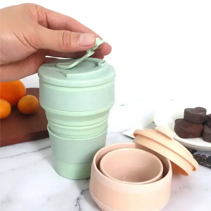 Gobelet pliable en silicone 350 ml portable