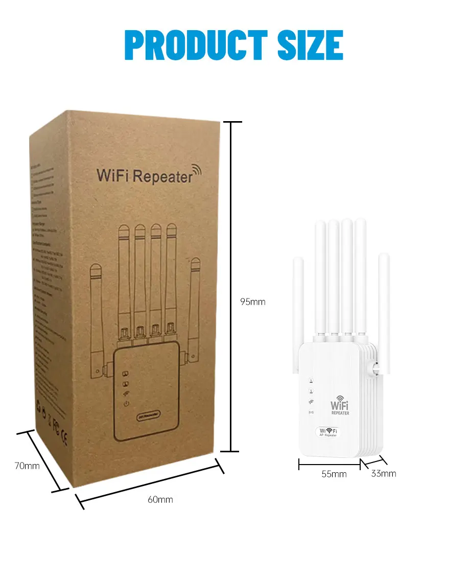 Répéteur WiFi intelligent connexion rapide