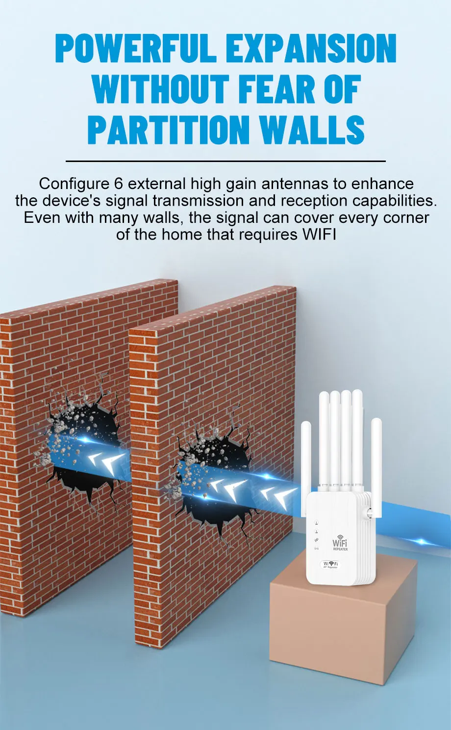 Amplificateur signal Internet maison bureau