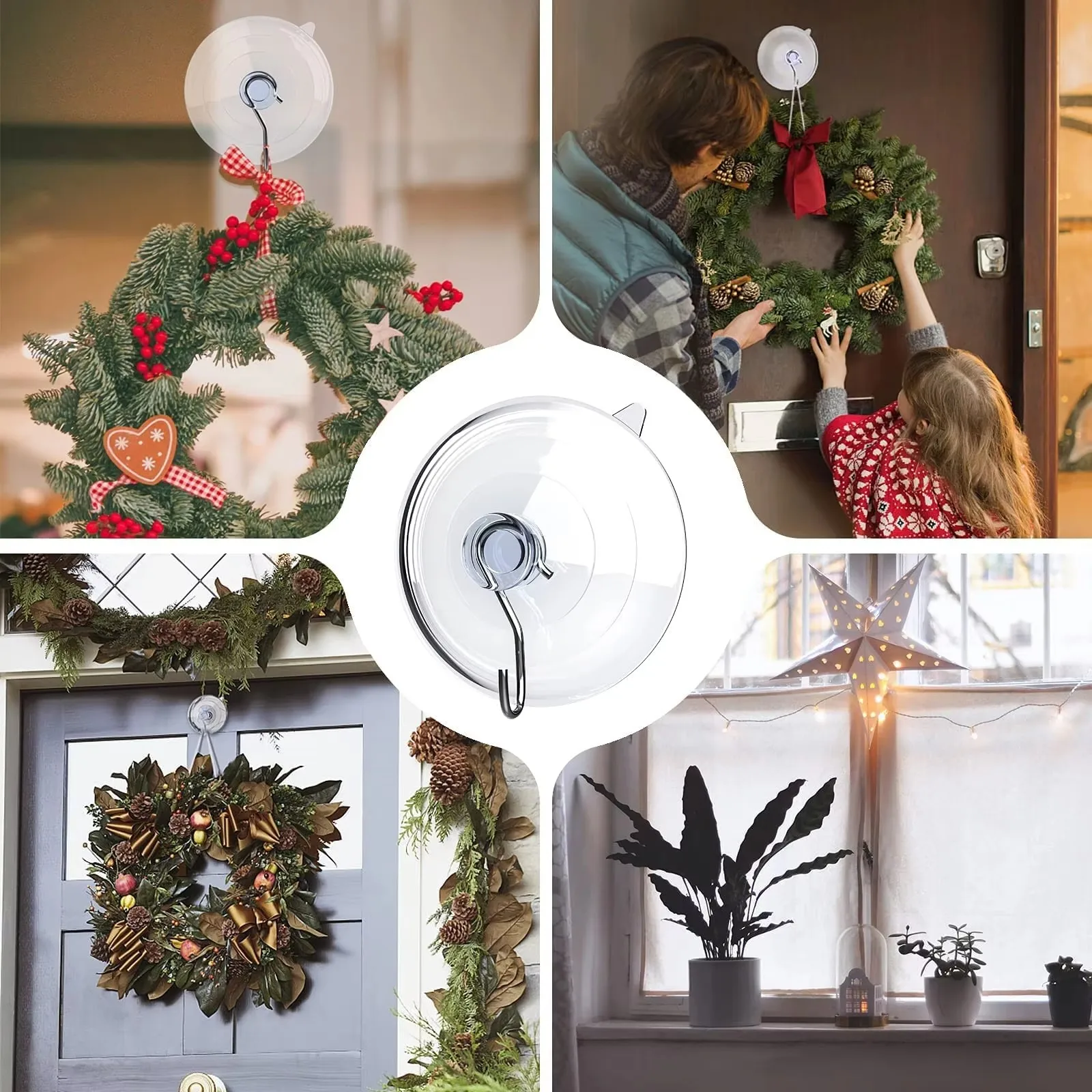 Crochets muraux réutilisables organisation maison