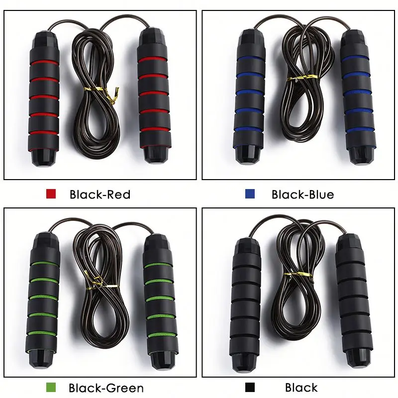Corde à sauter ergonomique poignées antidérapantes