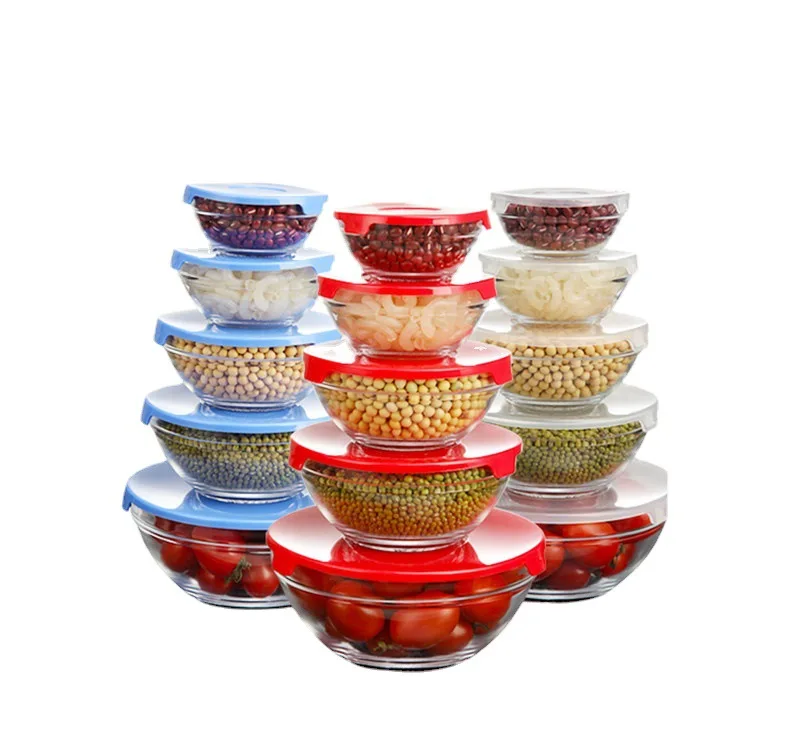 Bols en verre hermétiques rangement alimentaire
