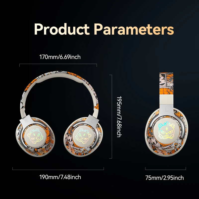 Casque audio moderne confortable