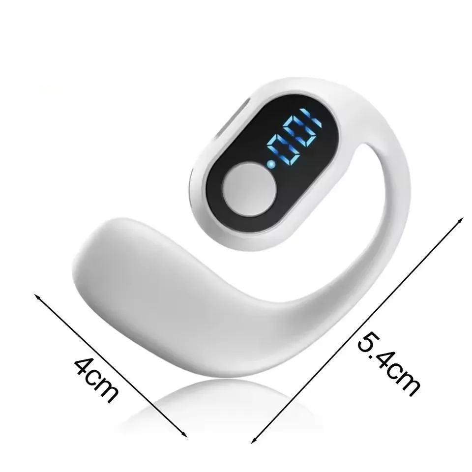 Oreillette ergonomique avec affichage digital