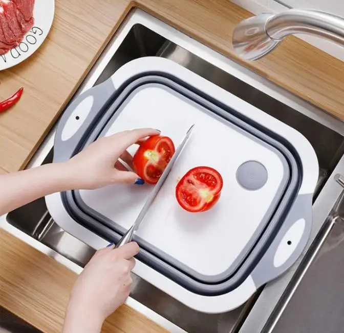 Planche à découper pliable pratique