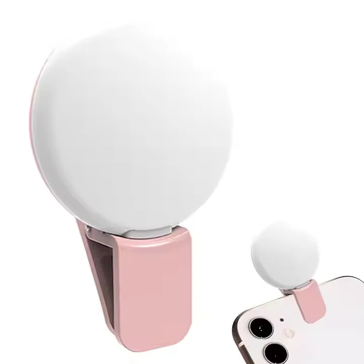 Lampe LED annulaire à clip portable