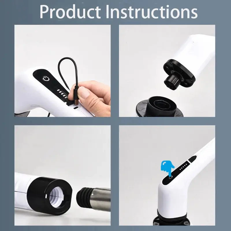 Brosse électrique rechargeable pratique