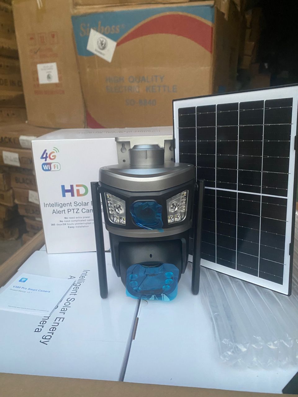 Caméra de surveillance 4G solaire autonome