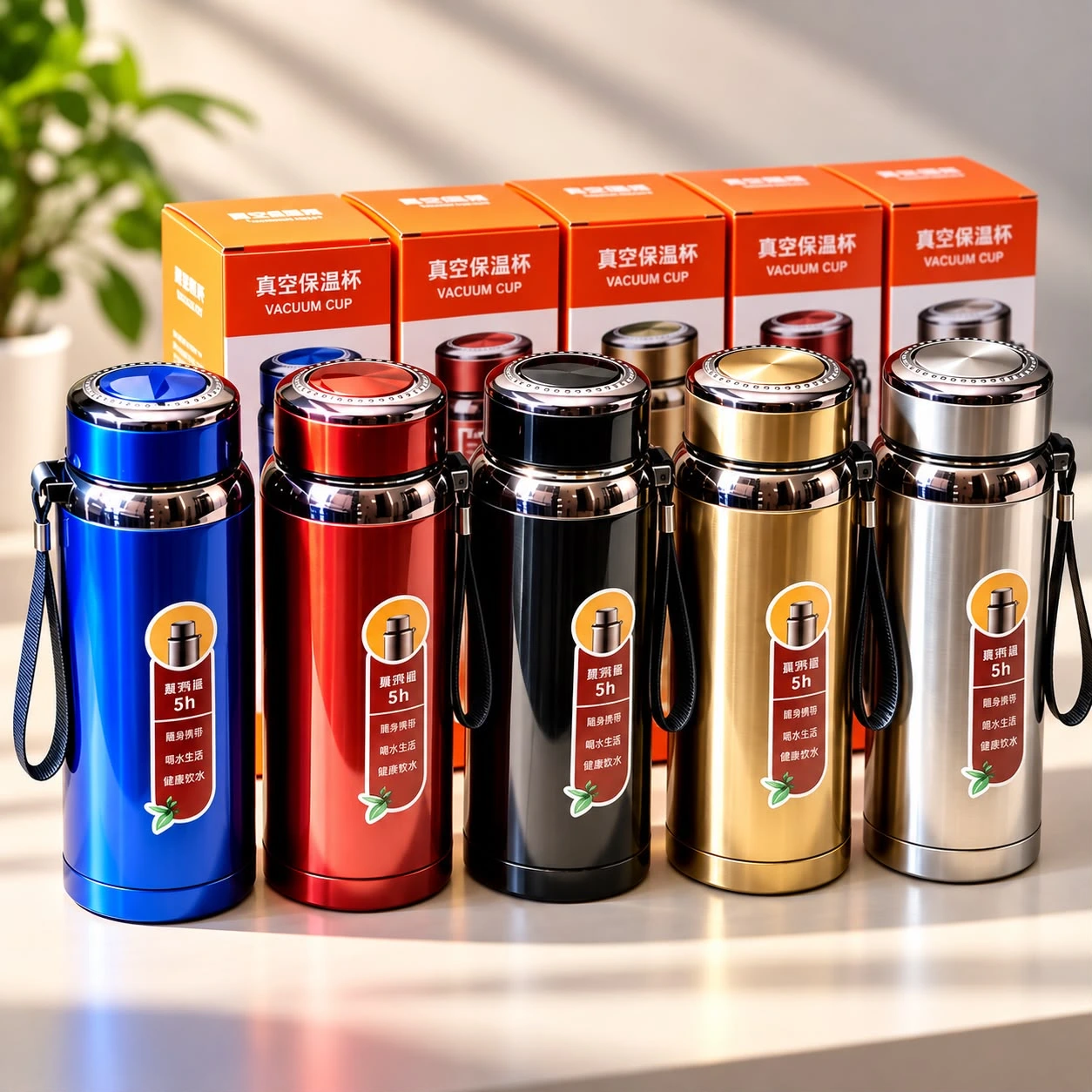 Thermos isotherme Vacuum Cup 1 litre inox
