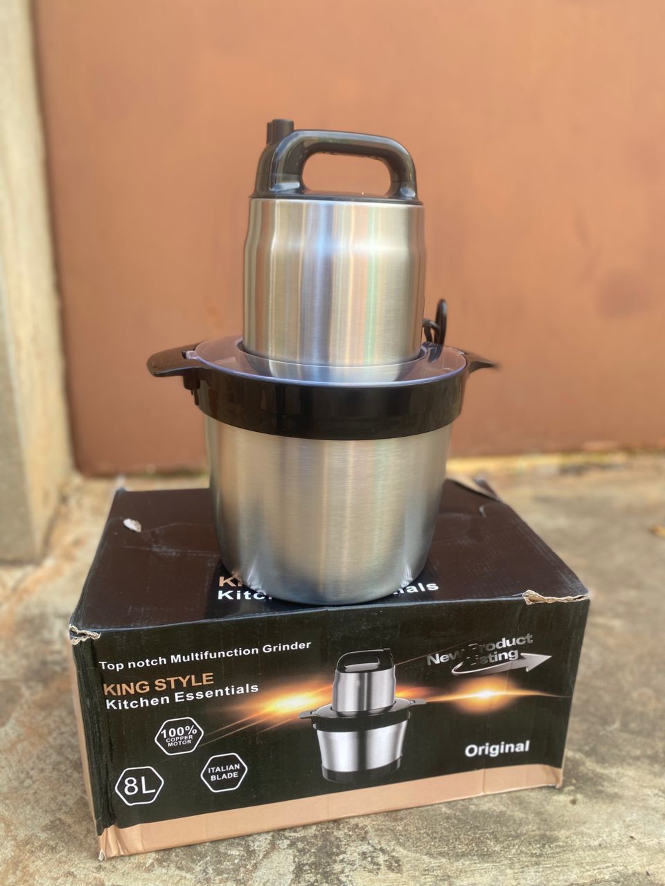 Moulin multifonction 8L pratique pour purées