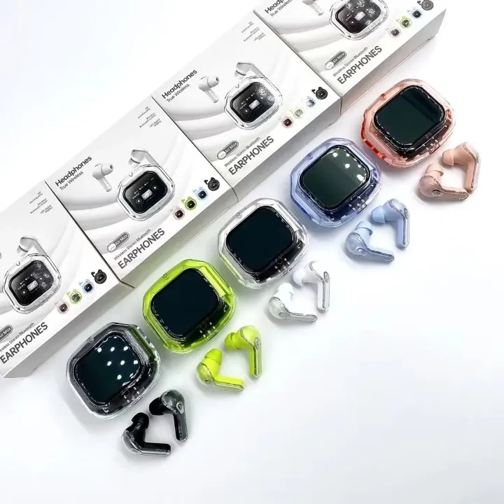 Écouteurs sans fil avec boîtier digital.webp