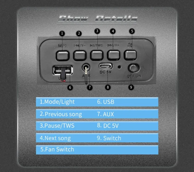 Enceinte-Super-Bass-Sing-e ZQS8146+ventilateur-nantitingou.webp