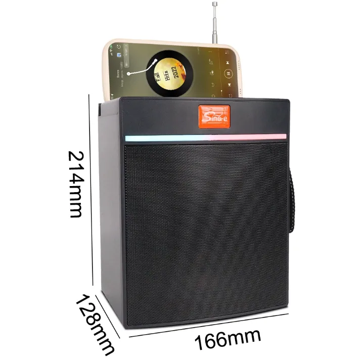 enceinte-portable Sing-e – avec-LED-multicolores-antenne-fonction-power-bank-benin.webp