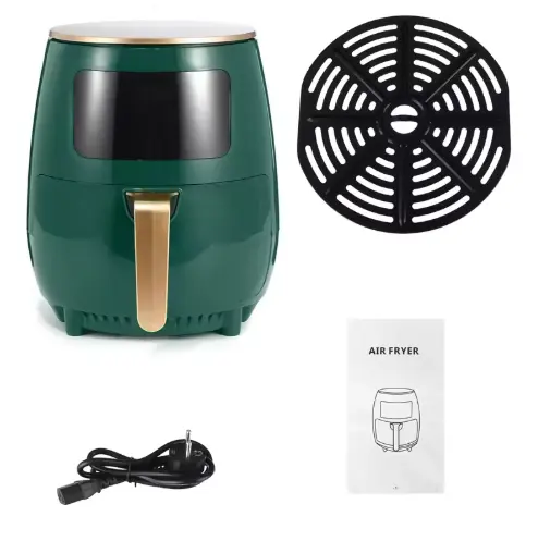 Silver-Crest-Air-Fryer-appareil-à-friture-à-Air-chaud-sans-huile-2-vert.webp