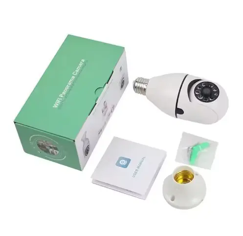 Caméra de Sécurité Wi-Fi Panoramique à Visser – 360° avec Vision Nocturne-3.webp