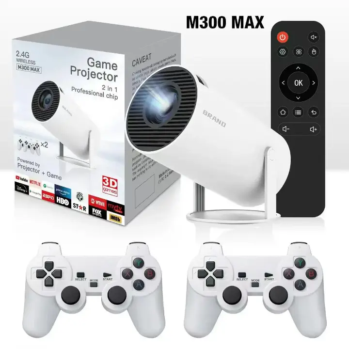 Pack Projecteur + deux manettes - L'expérience Gaming XXL