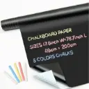 Papier Tableau Noir Autocollant 45cm x 200cm