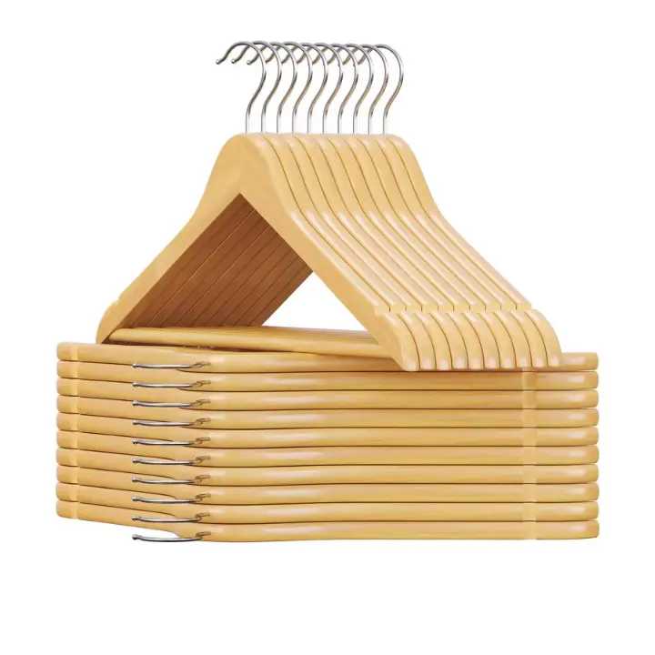 Lot de 3 cintres en bois – Élégance, solidité et organisation optimale