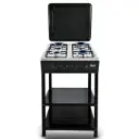 Cuisinière à Gaz 4 Feux avec Étagère