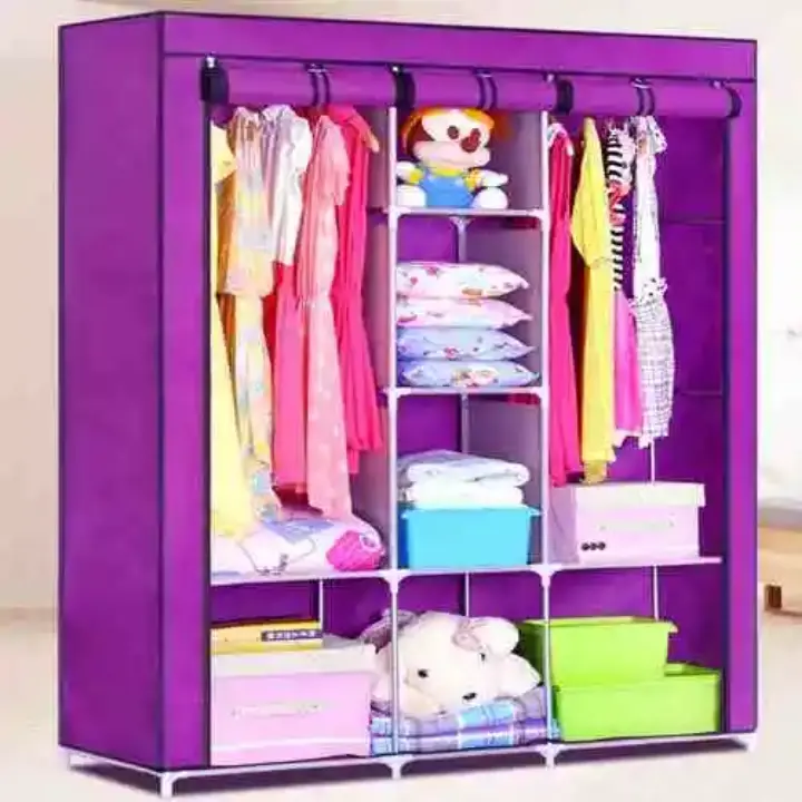 Armoire de rangement en tissu (3 battants)