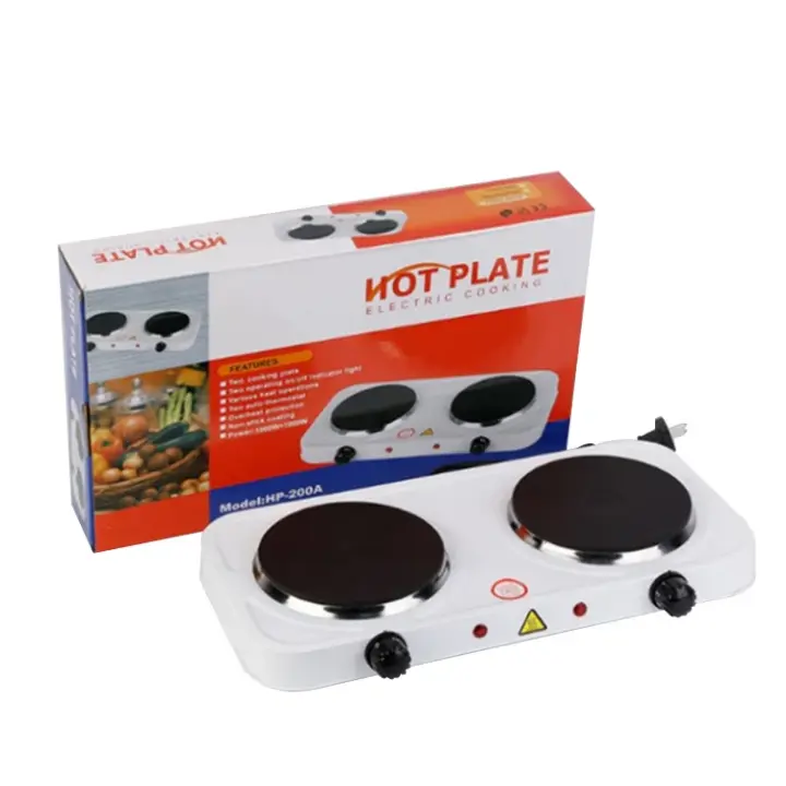 Plaque chauffante électrique à Surface Lisse – 1 ou 2 foyers, compacte et performante 