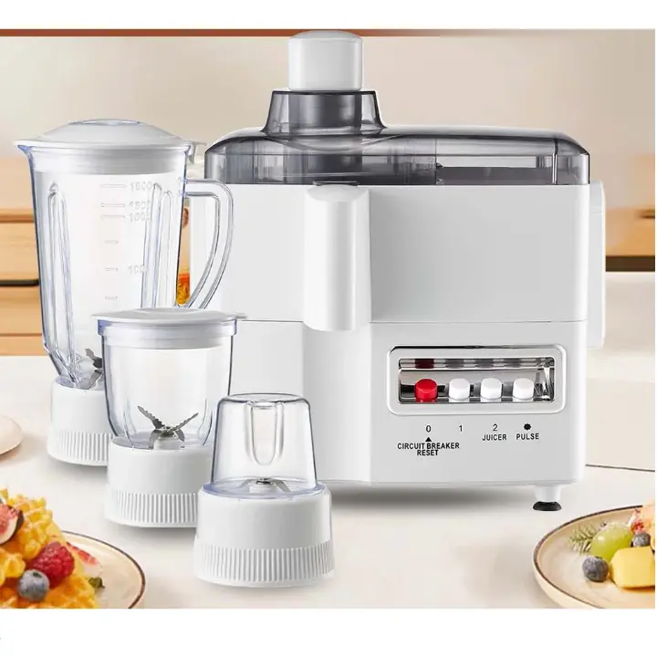 Moulinex EUROSONIC 4 en 1 – Blender, Extracteur de Jus, Mixeur et Broyeur | Modèle ES-8712 | 1000W