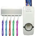 
Distributeur Automatique de Dentifrice + Porte-Brosses – Hygiène et Organisation dans Votre Salle de Bain