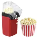 Machine à pop-corn électrique – Design rouge & noir, rapide et sans huile