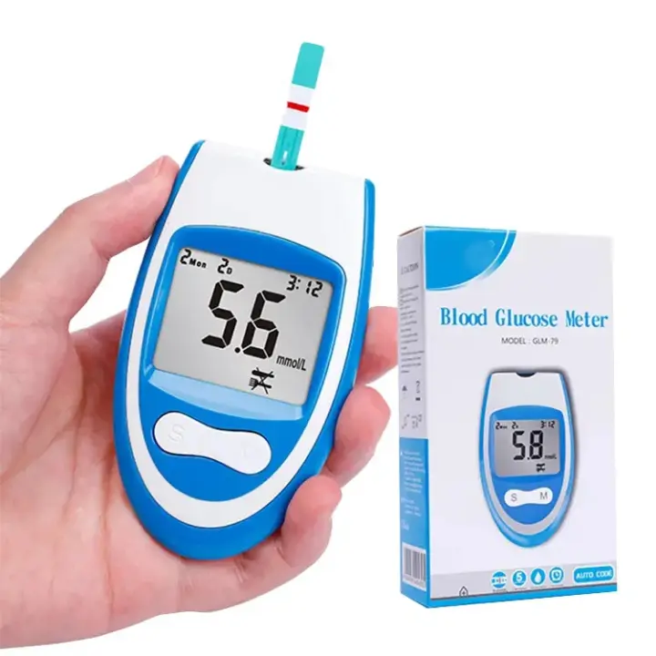 Glucomètre digital GJM-79 – Mesure précise de la glycémie, écran LCD, usage domestique