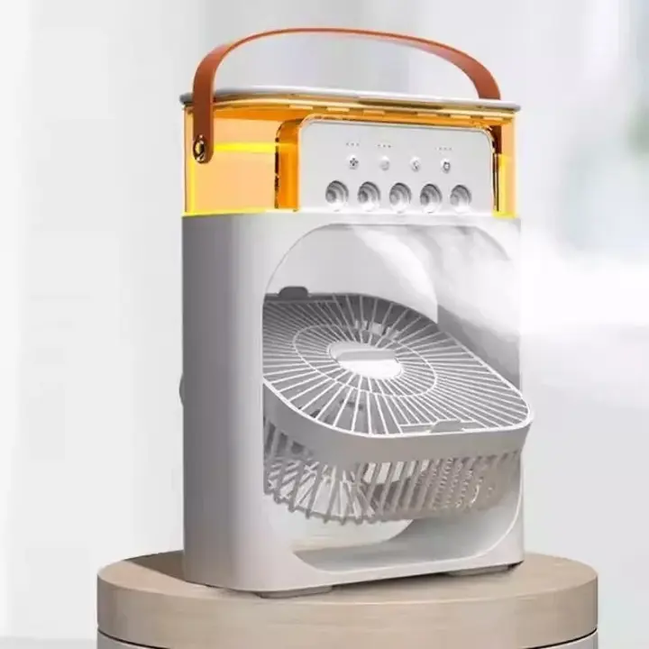 Mini ventilateur AIR COOLER FAN – USB, humidification, parfum, 3 vitesses