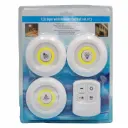 Lot de 3 lampes LED tactiles – Télécommande, intensité réglable, minuterie 30 min