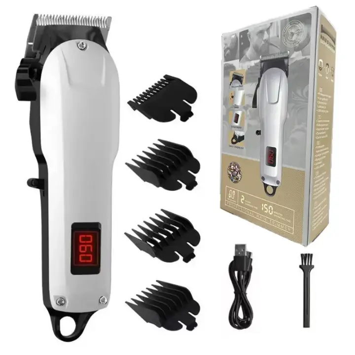 Tondeuse professionnelle MAXTOP® – Moteur puissant, lame réglable, 6 sabots, rechargeable