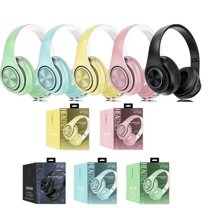 Casque sans fil P39 – Bluetooth, design moderne, confort supra-aural, audio stéréo