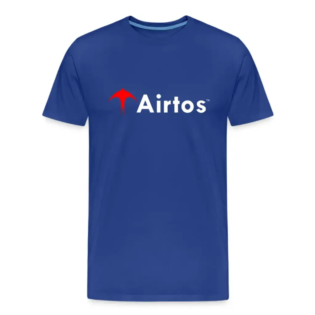 T-shirt Premium "Airtos" - L'élégance au quotidien (Bleu Royal, S)